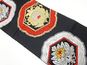 アンティーク　華紋織り出し袋帯（着用可）